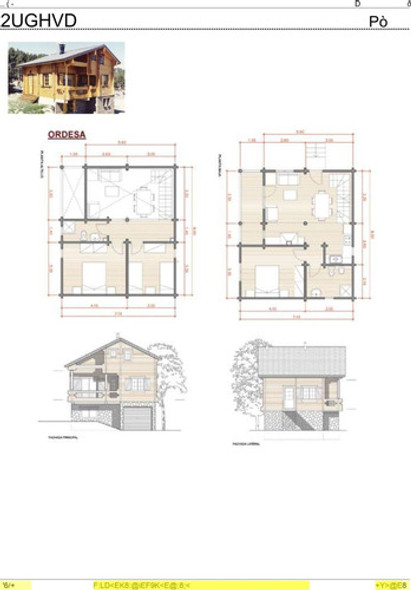 Planos Catalogo Cabañas De Madera Y Troncos 1