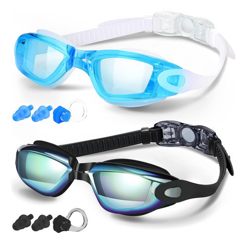 Antiparras Natación Unisex Cooloo X2u Azul Y Negro2 0