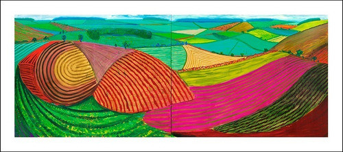 Lamina Fine Art Double East Yorkshire David Hockney 80x37 0