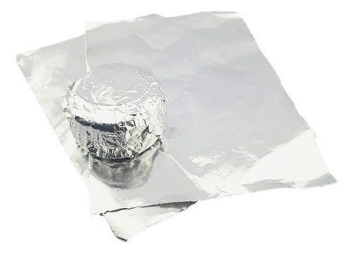 Papel Aluminio Metalizado Para Alfajores X 100u | Plateado 0