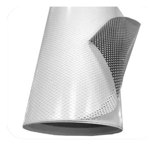 Vinilo Microperforado Blanco Rollo 1.06 Mt X20 Mts 0