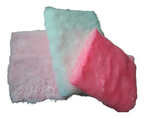 Kit 3 Tapetinhos De Pelucia Para Diversos Fins 30x30cm 0
