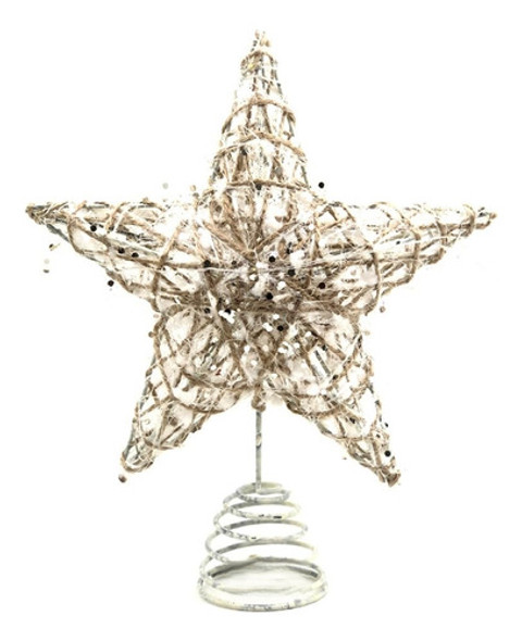 Estrella Rústica Luminosa 25x30 Cm A Pila- Universo Mágico- 0