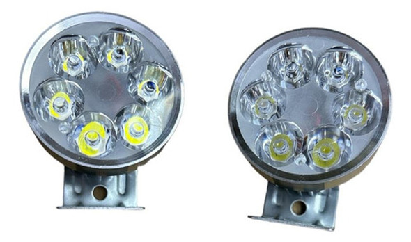 Juego Faroles Led Auxiliares 12w Parana Moto 1 Juego Faroles Led Auxiliares 12w Parana Moto 1