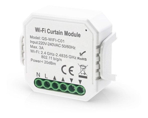 Interruptor Módulo De Cortinas Wifi Inteligente Tuyasmart 0 Interruptor Módulo De Cortinas Wifi Inteligente Tuyasmart 0