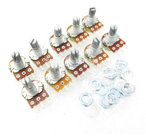 Potenciômetro Linear 20k - L20 / 10-peças 1