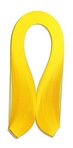 Tiras De Papel 10mm X 54cm Para Filigrana X 120u Amarillo 0