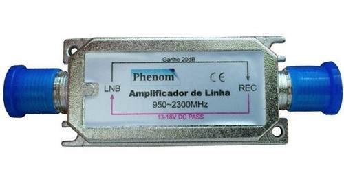 Amplificador De Linha Satelite 20db Phenom 1