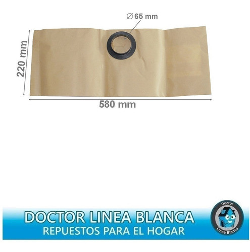 Bolsa Aspiradora Yelmo Wap/turbion/electrolux Boca Plastica 1