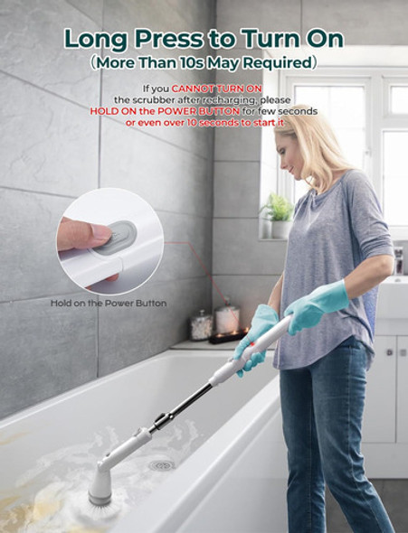 Cepillo Limpiador Electrico Giratorio. Extensible 4 Cepillos 1 Cepillo Limpiador Electrico Giratorio. Extensible 4 Cepillos 1