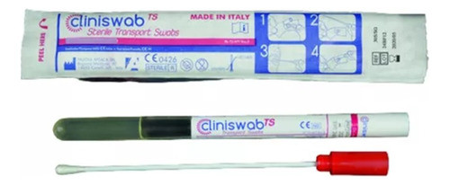 Hisopo Descartable Esteril Con Medio Stuart Cliniswab 1