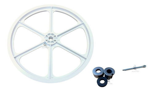 Polia Agitador Tanquinho Colormaq 9kg/15kg Com Kit Bucha 0