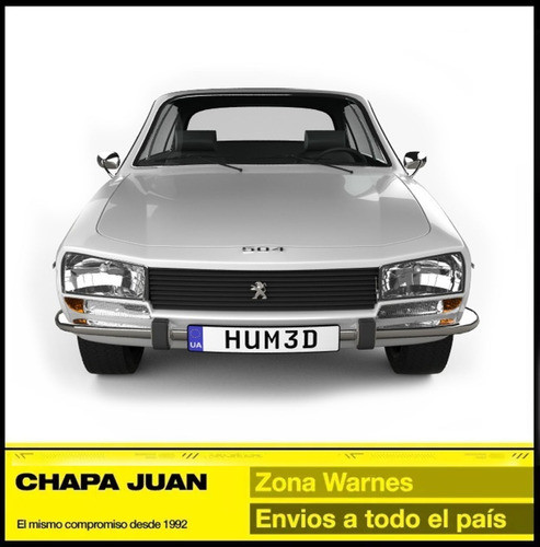 Arbotante / Refuerzo Piso Con Subida Peugeot 504 Izquierdo 1