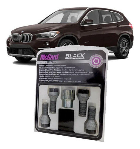 Trava Black Segredo Roda - Bmw X1 X2 X3 X4 X5 X6 650i 750i 0