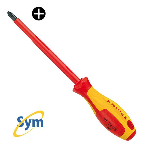 Destornillador Phillips Ph3 180mm 1000v Knipex | Symnet 0