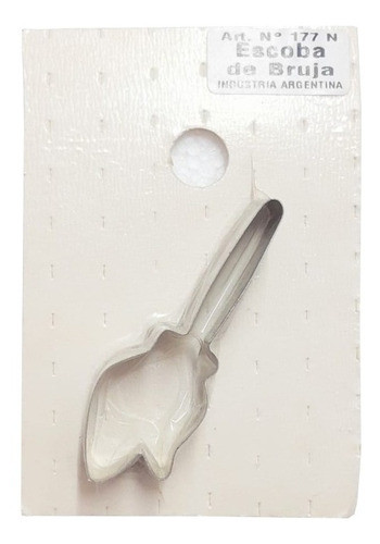 Cortante Para Galletitas Repostería Halloween Escoba Bruja 1