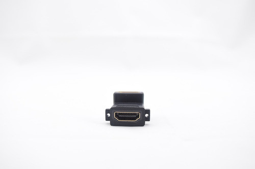 Cupla Hdmi Hembra - Hembra En L  Angulo 90 Grados Intalacion 0
