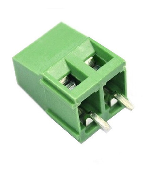Bornera Apilable 2 Pines P/ci 5mm 15a H14.1mm Verde X40 1