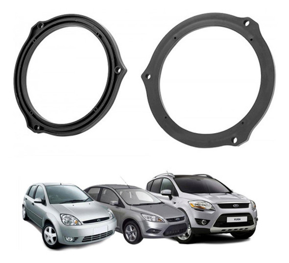 Aros Adaptadores 6,5 Pulgadas Parlante Trasero Focus Fiesta 0