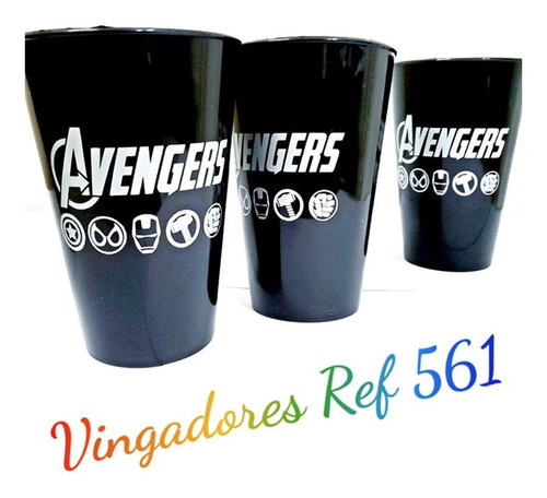 Kit 20 Copo Heróis Vingadores Presente Dia Das Crianças 1