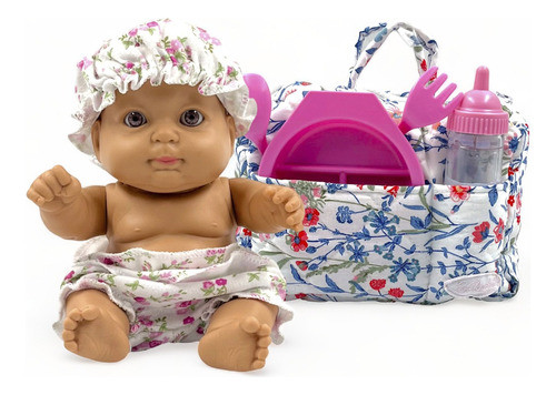 Kit Lebebot Bebote 20 Cm Lb-11 + Lb-790 Bolsito C/ Mamadera 0