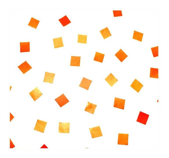 Papel Picado Laranja Seda 1kg Sky Paper, Canhão E Co². 1