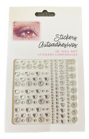 12 Kit Adesivo Glitter Pedra Rosto Maquiagem Carnaval Festa 0
