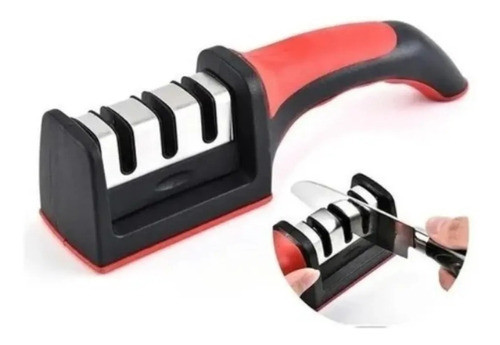 Afilador Manual De Cuchillos 3 En 1 Afilado Pulido Y Filo Ms 0
