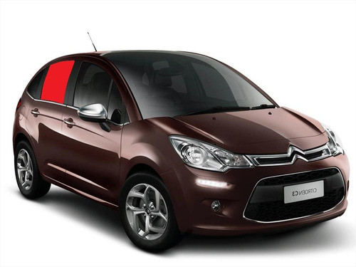 Vidrio Puerta Citroen C3 2013 Al 2019 Trasero Derecho 0