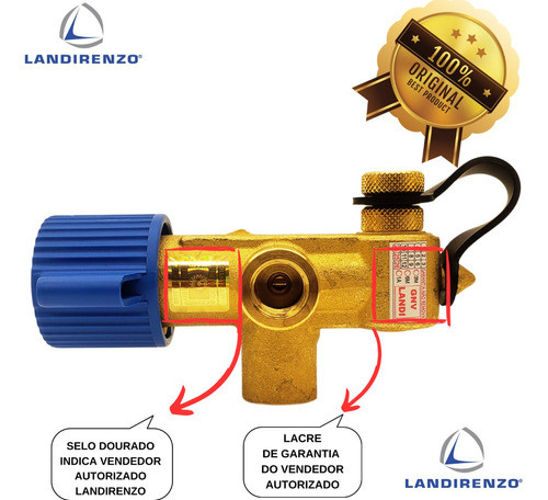 Válvula Abastecimento Landirenzo Original Gnv Envio Expresso 1