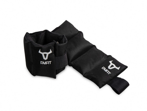 Par Tobilleras 1 1/2 Kg Con Peso Entrenamiento Fam Fit 0
