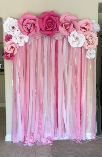 Flores De Cartulina . Arreglos Cumpleaños Bautizo. Bodas 1