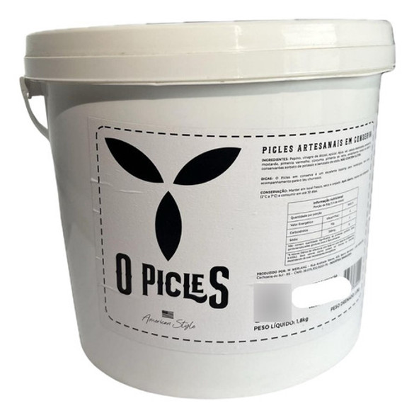 1,8kg Picles American Style Artesanal 0