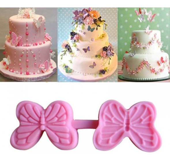 Molde De Silicone Borboleta, Flor,bolos, Cupcakes Doces 1