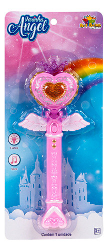 Brinquedo Varinha Mágica Condão Infantil Menina Luz Som Fada 1
