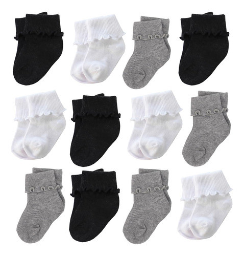 Xiyadun De 6 Y 12 Pares Para Bebes Pequenos Y Ninos Turn ... 0