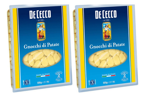 Ñoquis De Papa Gnocchi Di Patate De Cecco 500 Gr X2 0