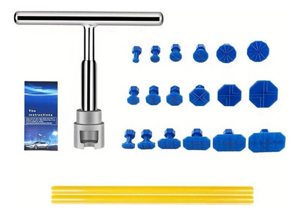 Kit Sacabollo Repara Abolladuras Autos Motos Granizo Golpes 1