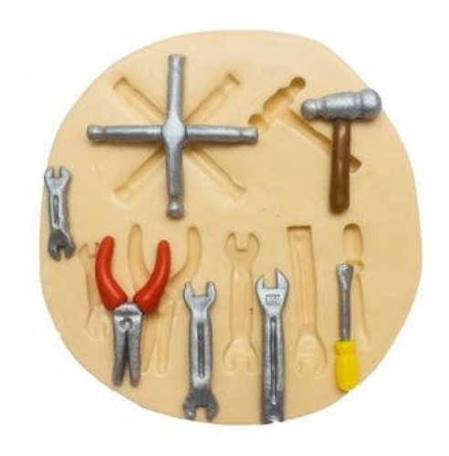 Molde De Silicone Ferramentas Chaves Alicate Martelo ... 0