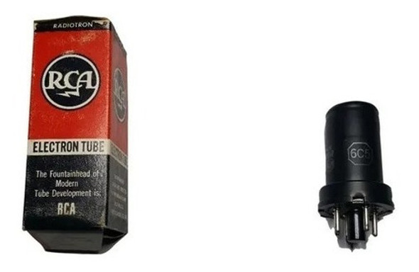 Válvula Electrónica 6c5 Nos Rca Usa Radio Antigua 0