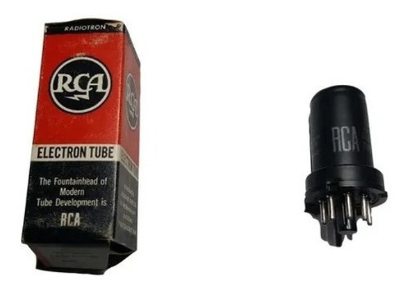 Válvula Electrónica 6c5 Nos Rca Usa Radio Antigua 1