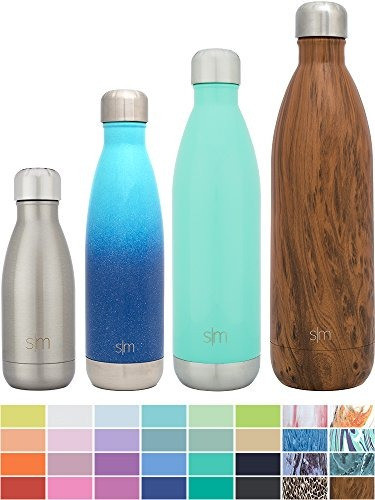 Botella De Pared Doble Aislada Simple Moderna Del Vacío Del 0