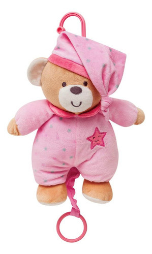 Brinquedo Ursinho Musical Estrelinha Rosa 7994 Buba 0
