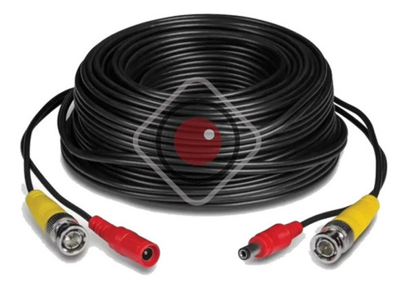 Cable Armado Bnc Alimentación Video 40m Mts Cámara Dvr Cctv 0