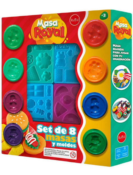 Juego Set De 8 Masas Y Moldes Royal Súper Oferta 0