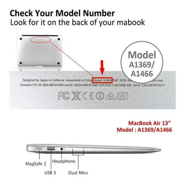 Icasso 2 En 1 Macbook Air Funda De Plástico De 13 Pulgada 1 Icasso 2 En 1 Macbook Air Funda De Plástico De 13 Pulgada 1