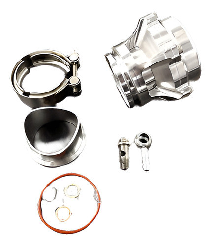 Plata Q Sople Válvula Bov 50mm 10 Psi Con Brida De Aluminio 0