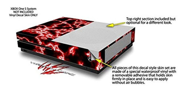 Juego De Mascara De Estilo De Calcomanias Rojas Electrify 1