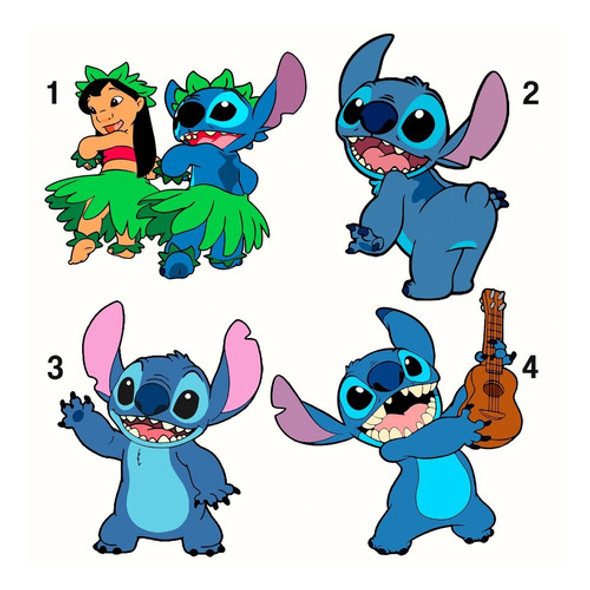 Parches Termoadhesivos Lilo Y Stitch Disney Aplique Textil 2 1