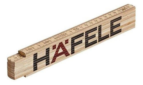 Metro Doble De Madera Carpintero Hafele 002.80.203 2mts Mkb 0